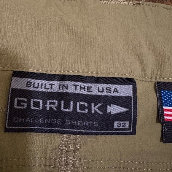 Go Ruck Challenge Shorts Mens 32 Tan Performance Cargo Utility Stretch Rucking - Picture 5 of 11